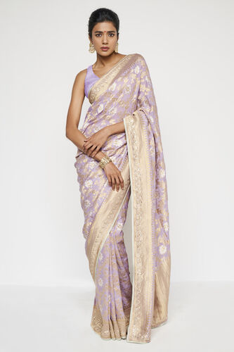 Aalekhya Saree - Lilac, , image 1