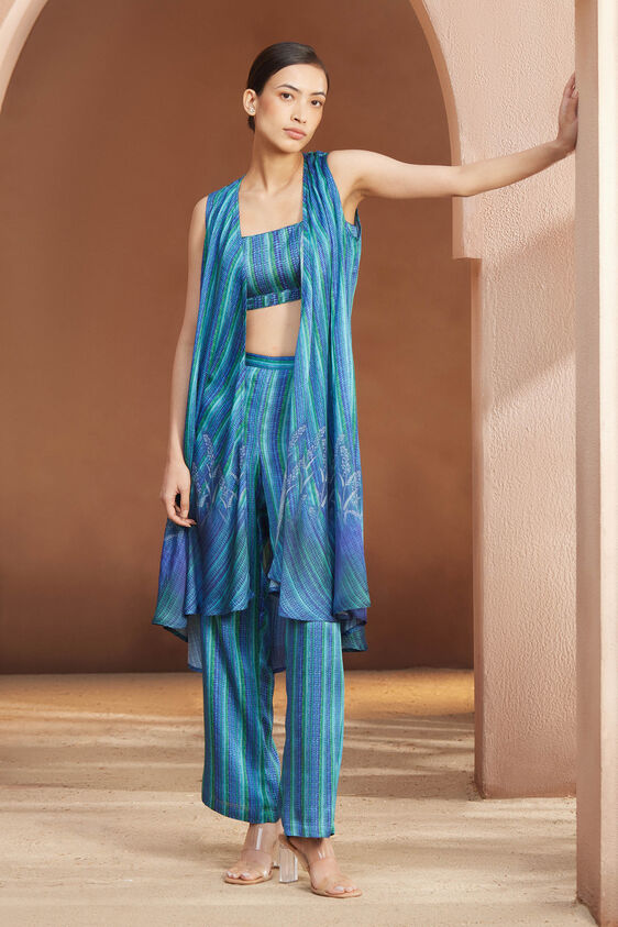 Aurora Pant Set, Blue, image 1