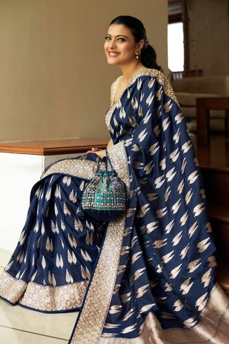 1 - Panita Benarasi Saree – Blue, image 1
