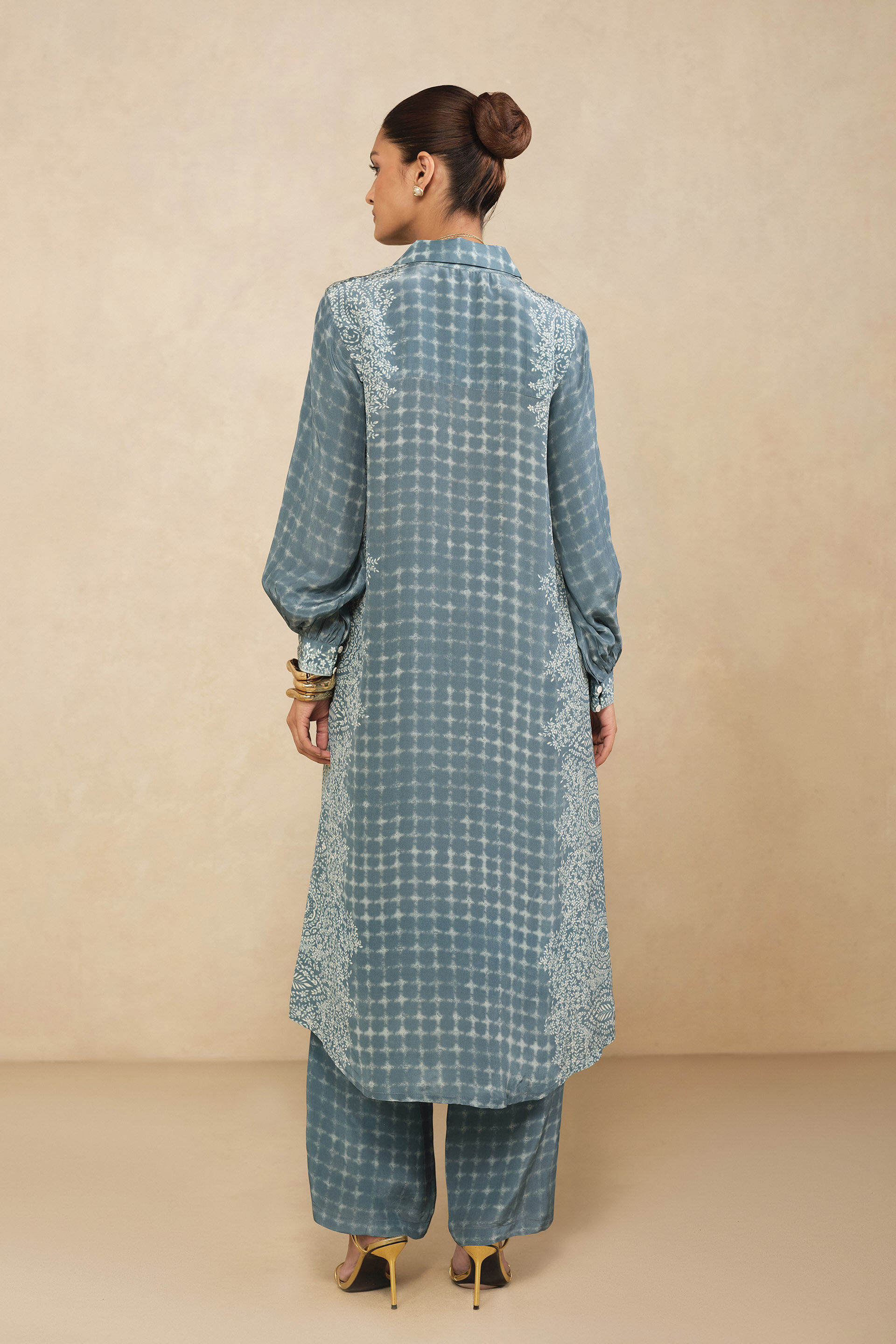 Urvi Kurta Set - Blue, Blue, image 2