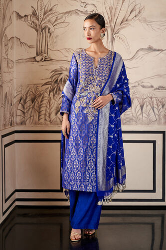 Hemani Kurta Set, Royal Blue, image 1