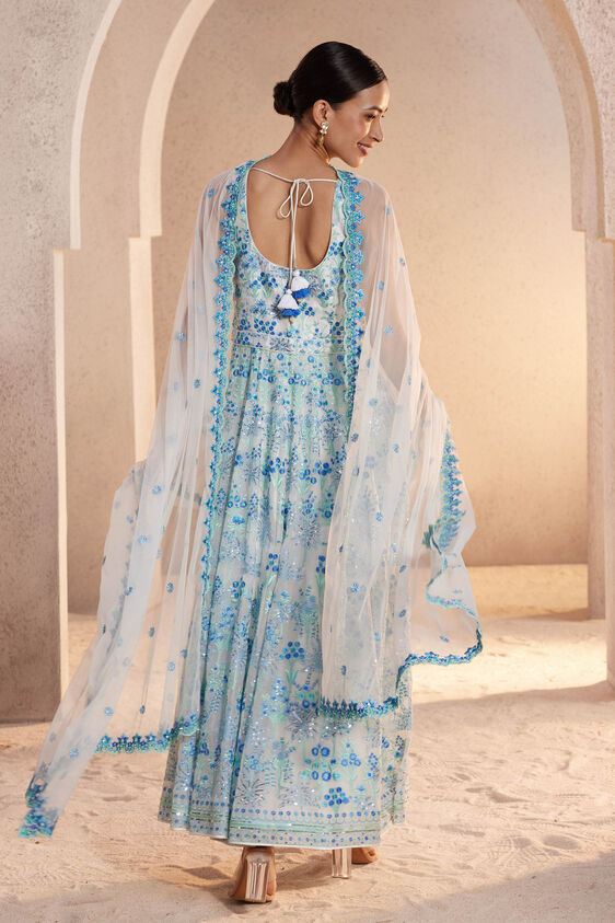 Periwinkle Suit Set - White, White, image 3