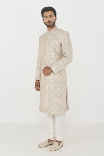 Dheer Sherwani, Cream, image 2