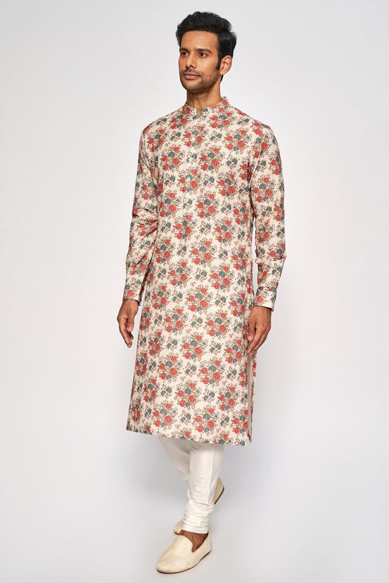 2 - Oorjit Kurta – Beige, image 2