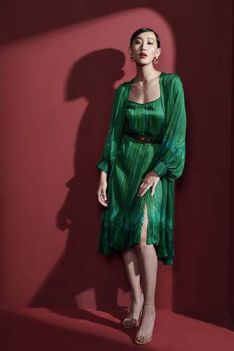 Elektra Dress - Green, Green, image 1