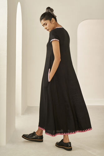 Eve Bias Dress, Black, image 2