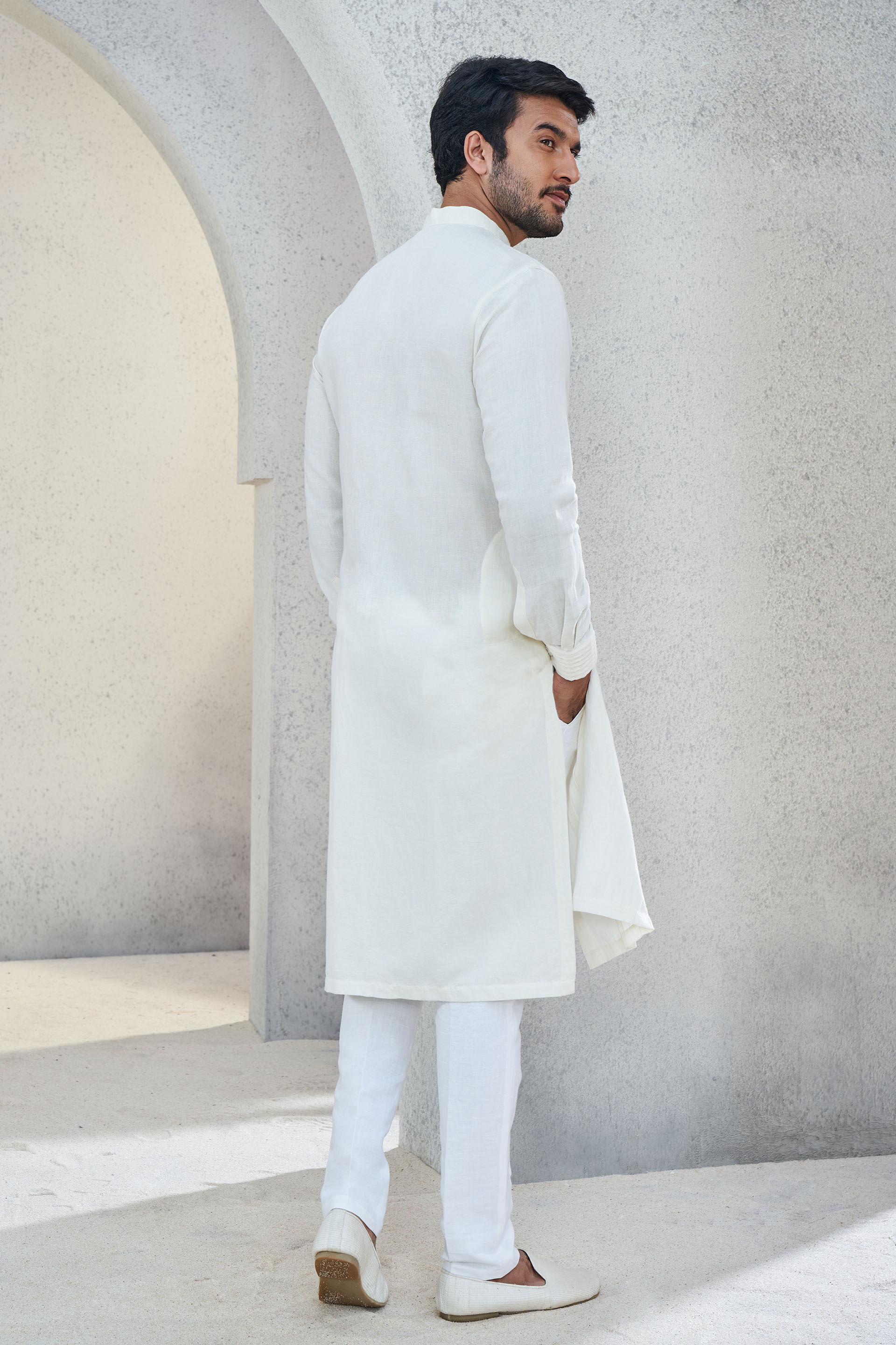 Saihaj Kurta - Off White, Off White, image 3
