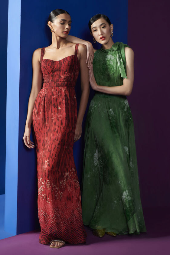 Wisteria Dress - Green, Green, image 3