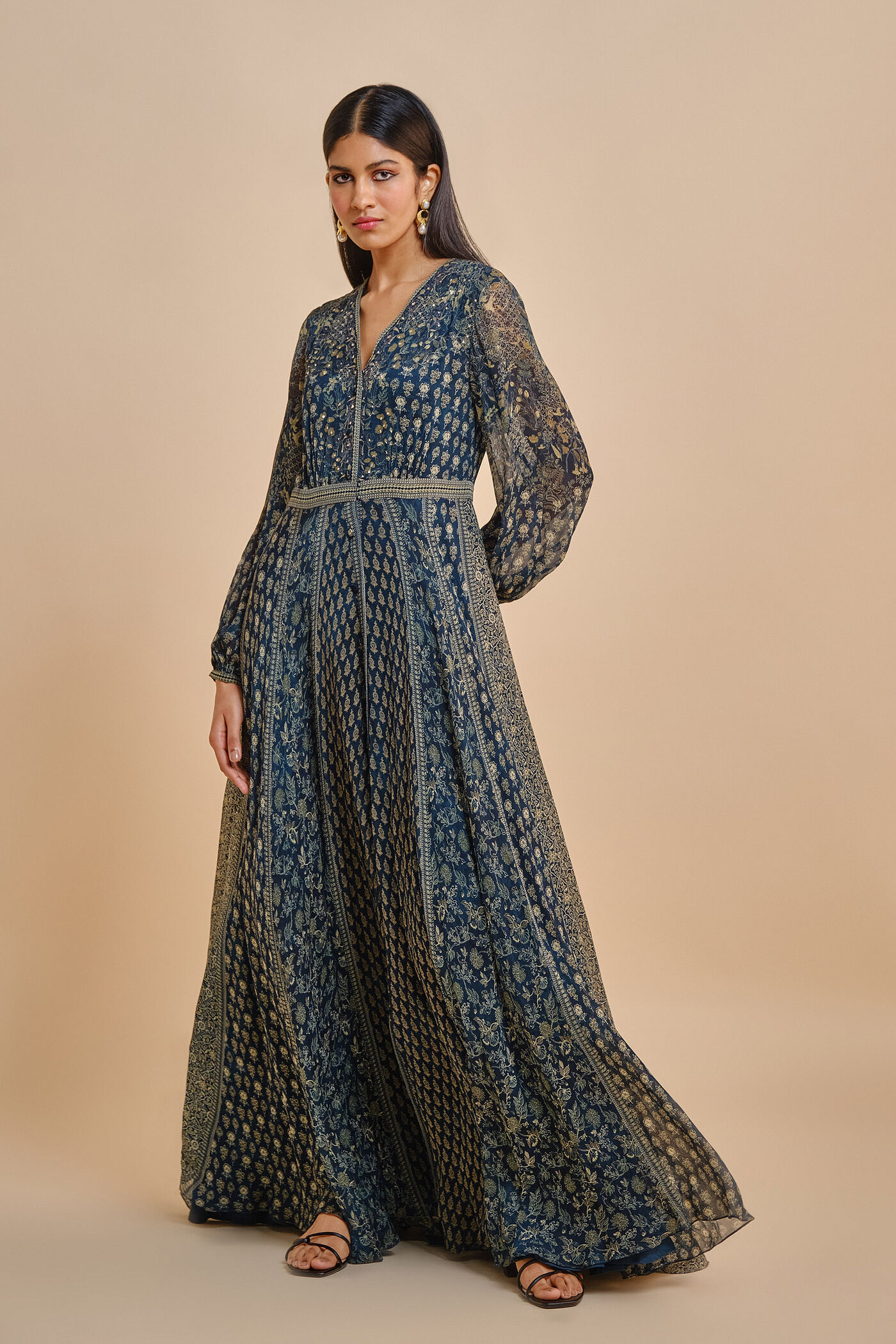 Buy Designer Androsa Kaftan - Blue Online for Women from Anita Dongre F25AV15_BLUE Buy Designer Androsa Kaftan - Blue Online for Women from Anita Dongre F25AV15_BLUE