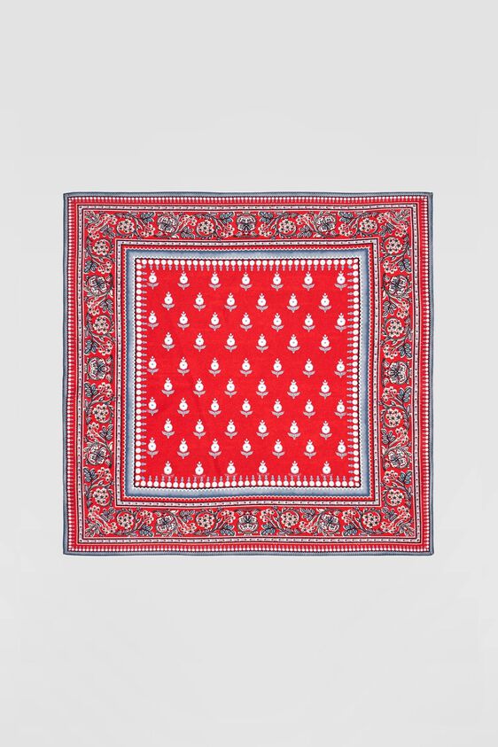 1 - Saihaj Pocket Square – Red , image 1
