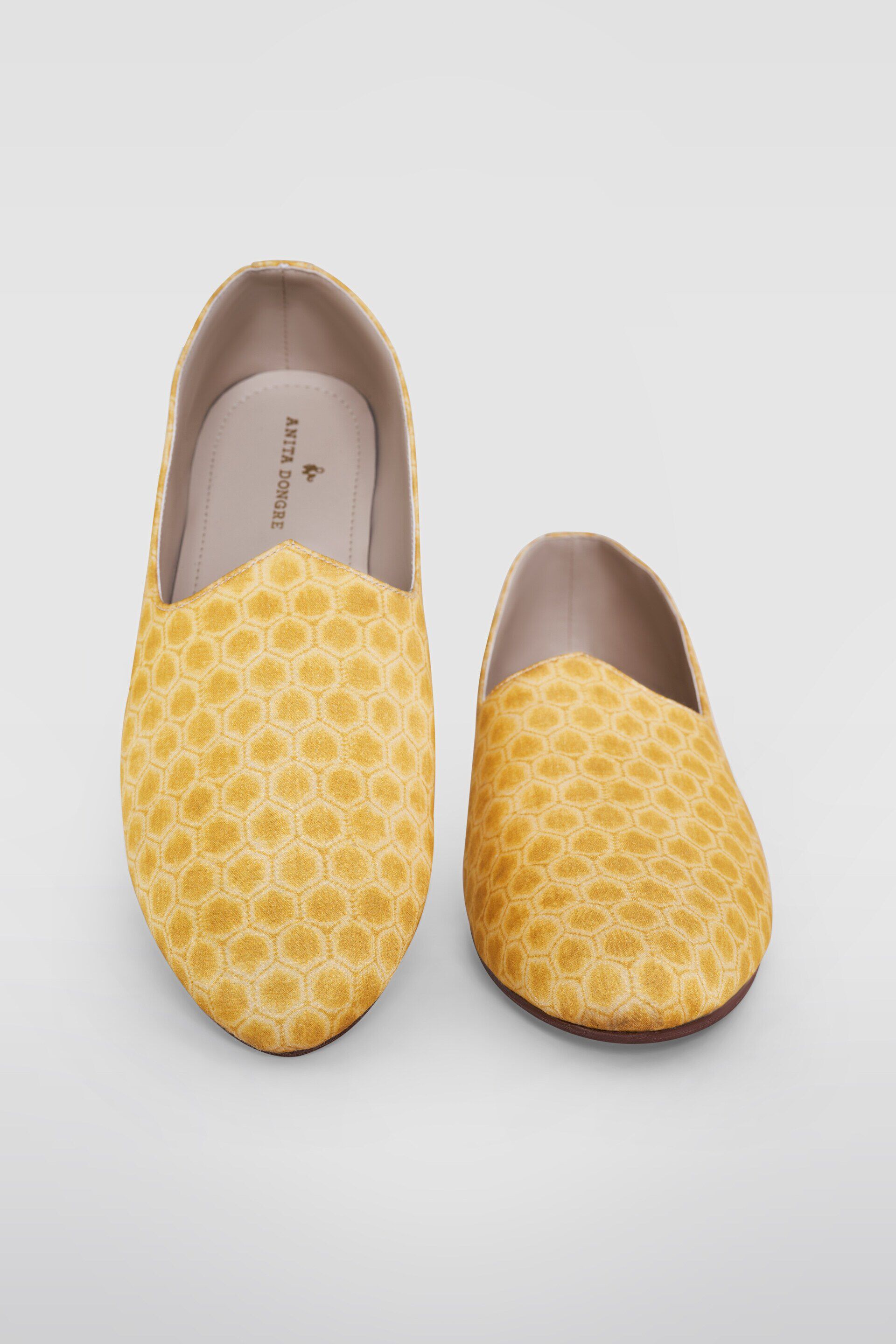 Yellow Printed Mojris