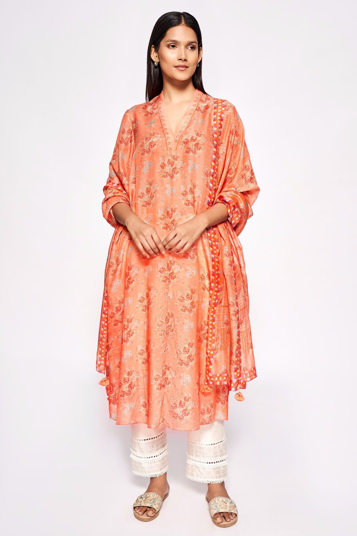 Miran Stole - Orange