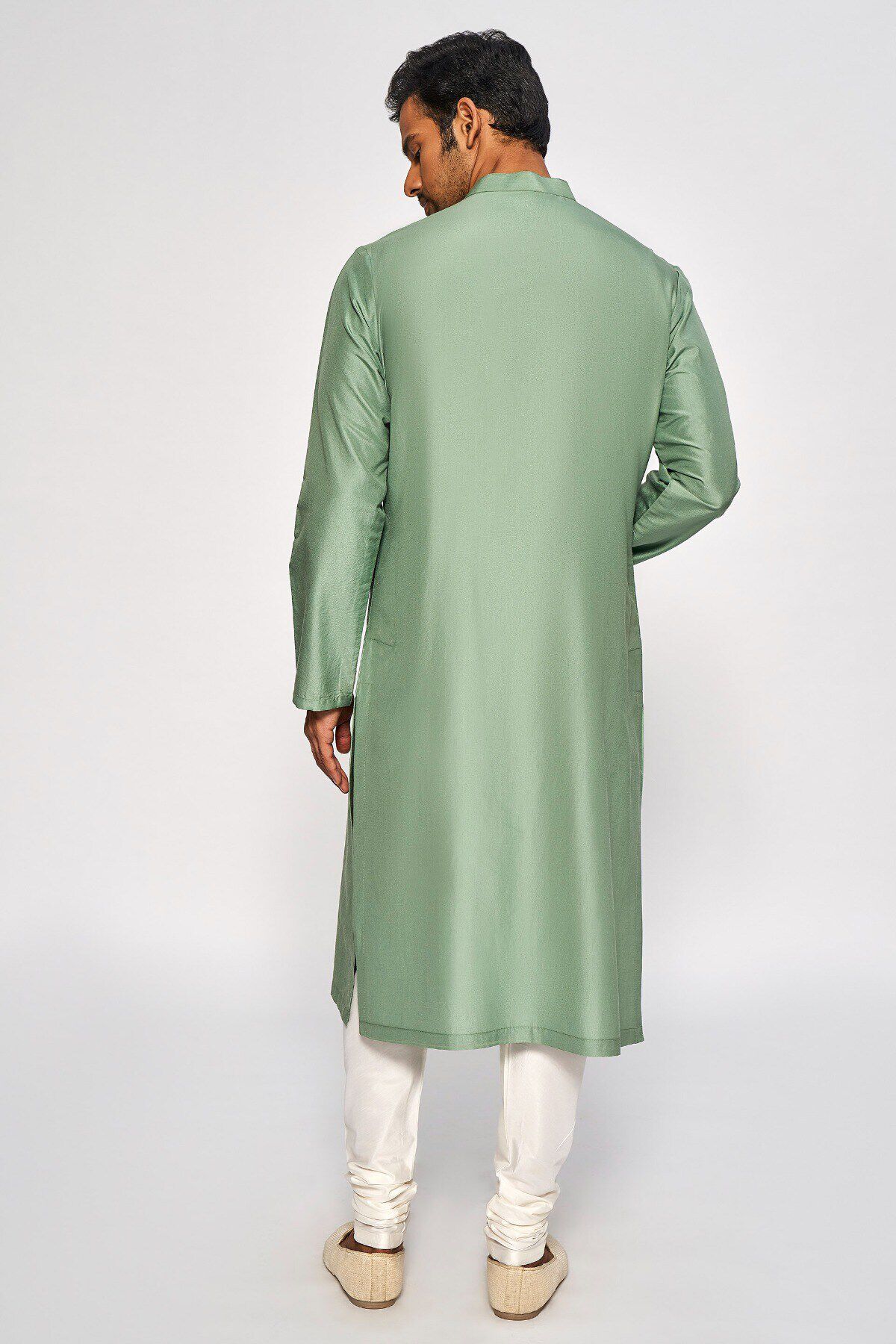 3 - Ishir Kurta &ndash;  Sage Green, image 3