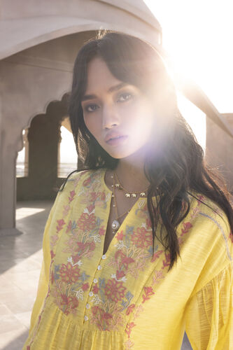 Pixie Dress - Yellow, Yellow, image 4