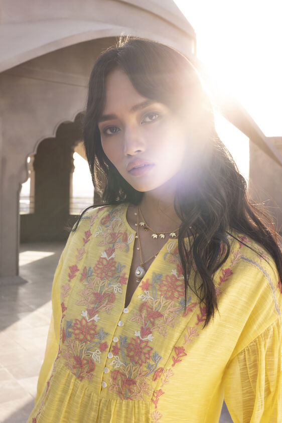 Pixie Dress - Yellow, Yellow, image 4