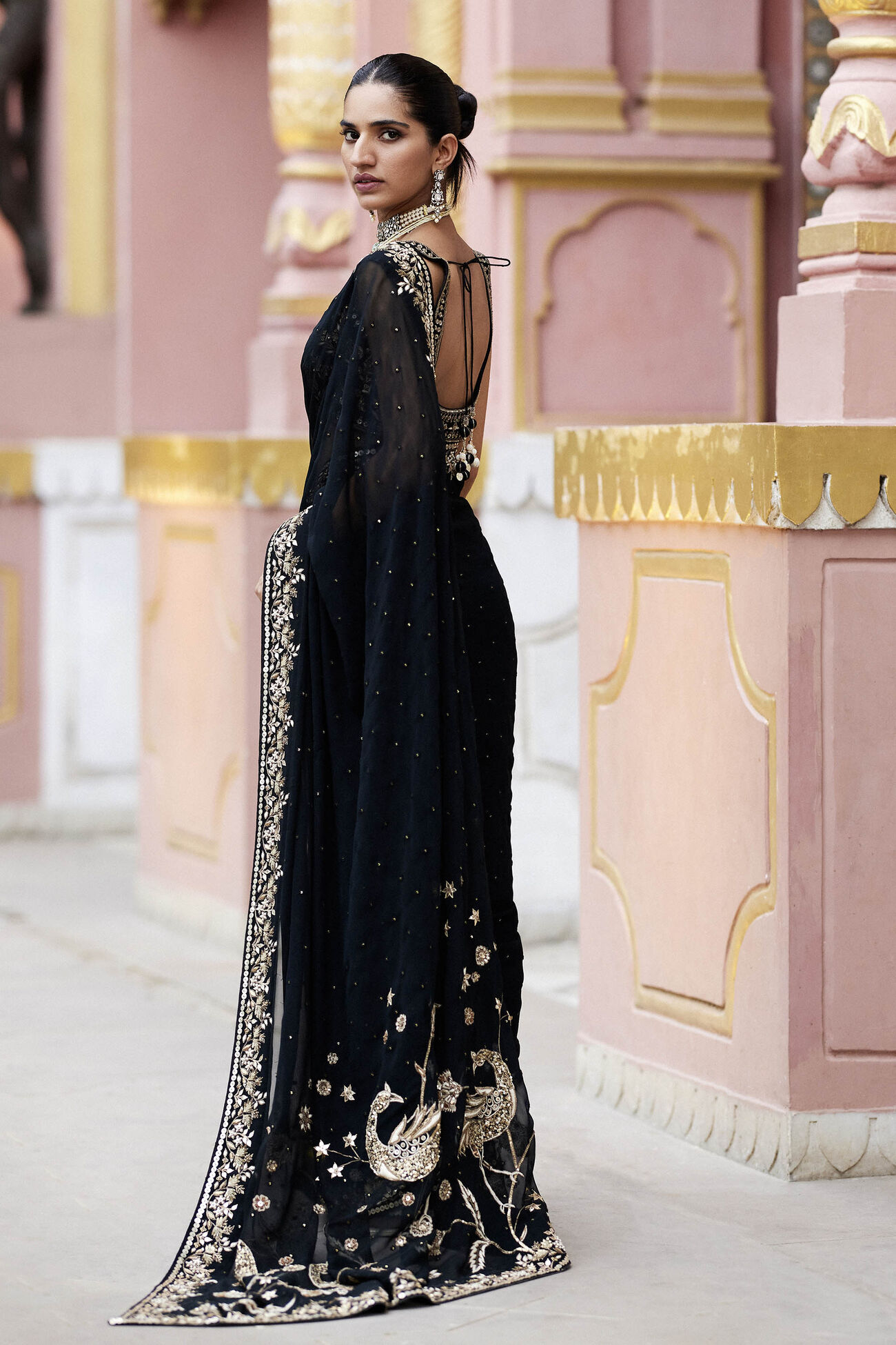 Saree Shaper - Black – Haseen Saree by Sidra