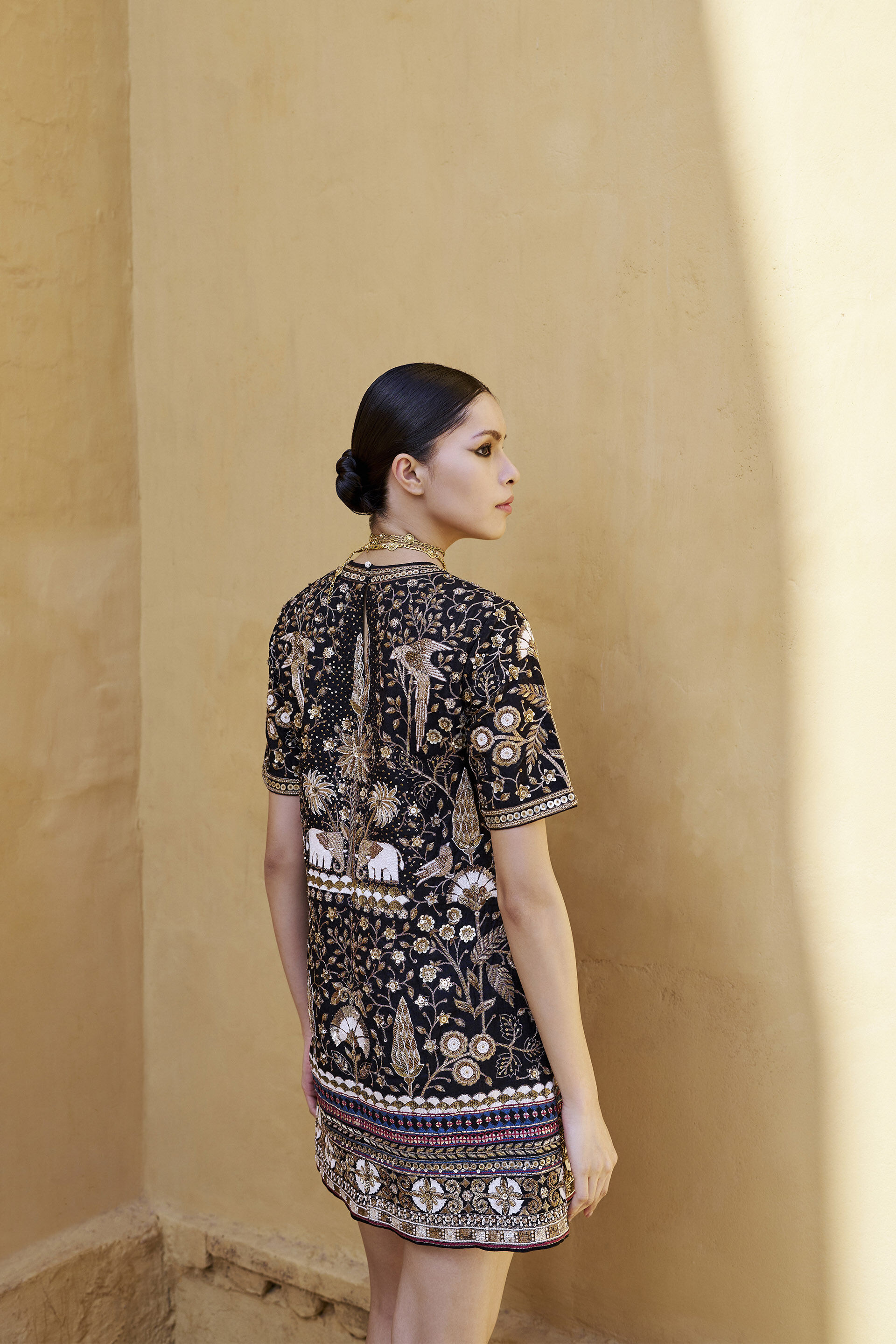 Buy Harmony Of The Forest Dress - Black for Women from Anita