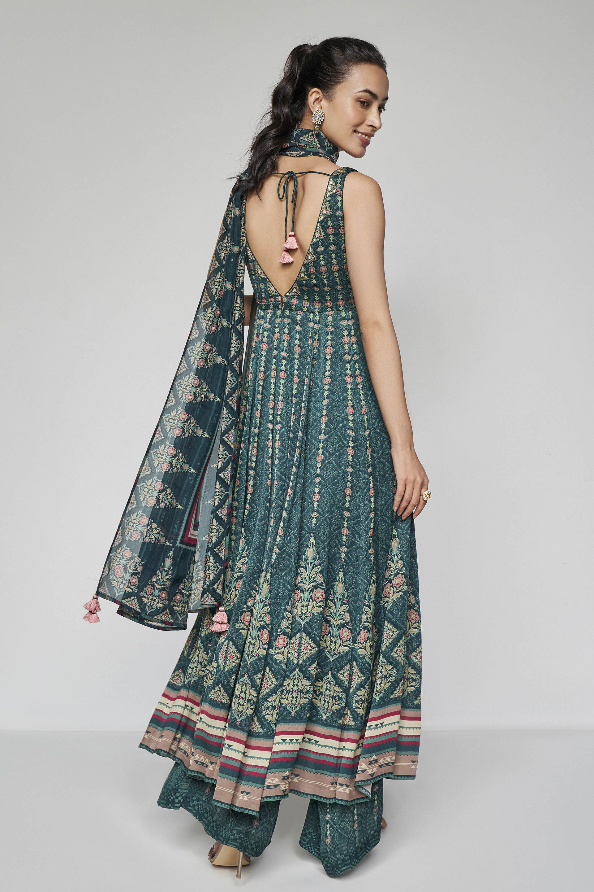 W best sale anarkali dress