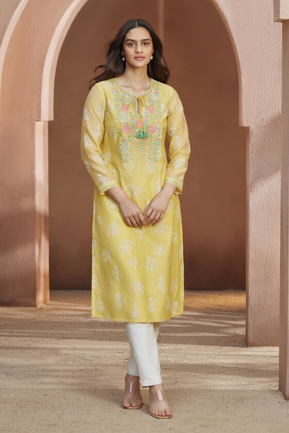 Zaina Kurta, Yellow, image 1