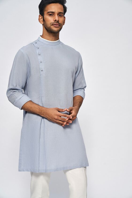 4 - Edhas Kurta – Powder Blue, image 4