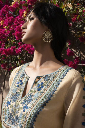 Dimitra Kurta Set - Beige, Beige, image 4