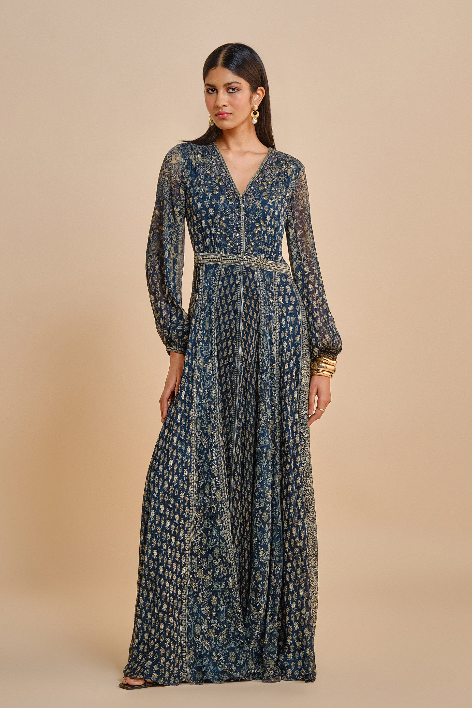 Androsa Kaftan - Blue, Blue, image 3