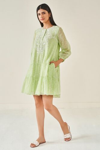 2 - Clover Dress - Mint, image 2