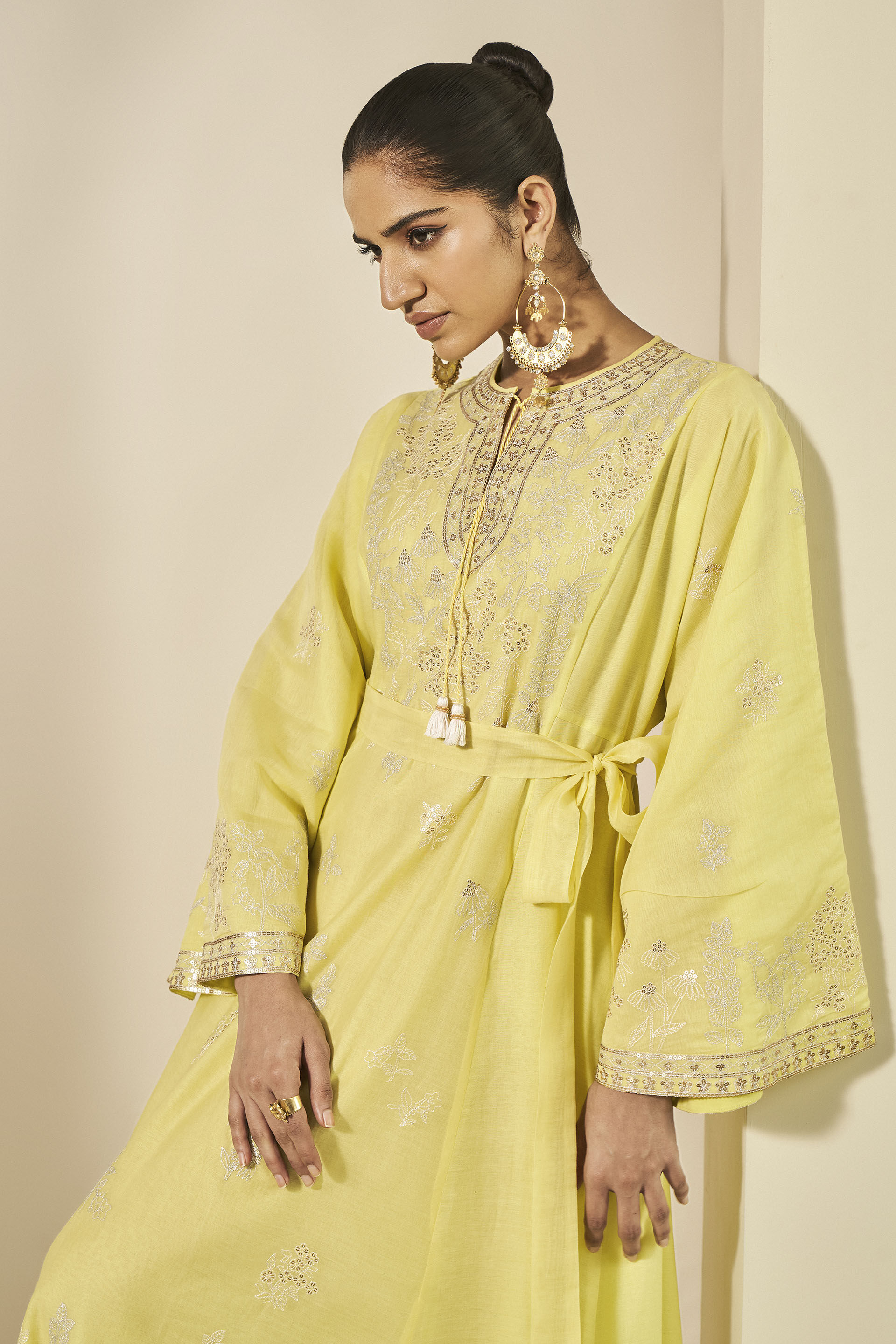 Armonia Kaftan - Yellow, Yellow, image 3