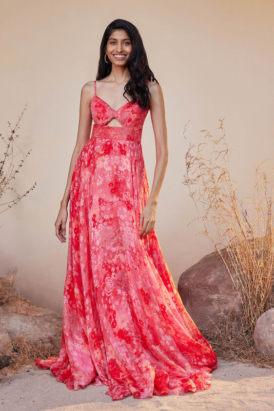 Rosalba Gown, Pink, image 1