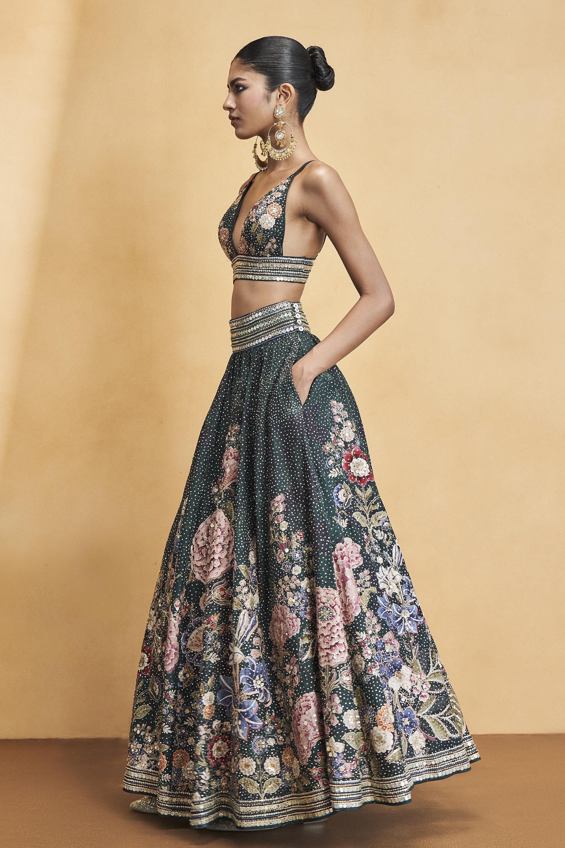 Life Of The Nightforest Skirt Set - Green