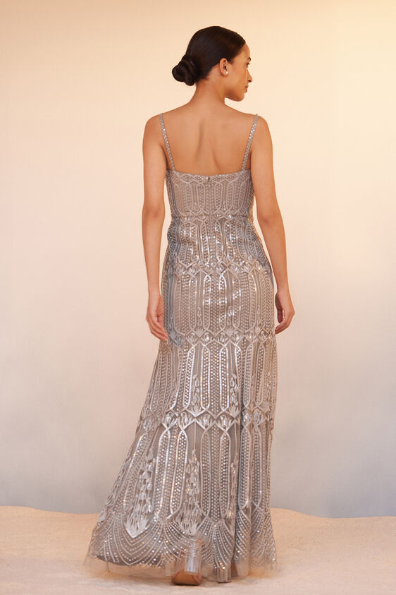 Amena Gown, Grey, image 3