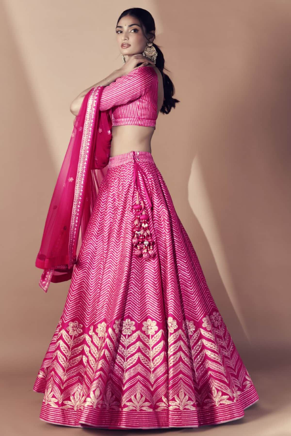 1 - Lasaki Lehenga Set - Pink, image 1