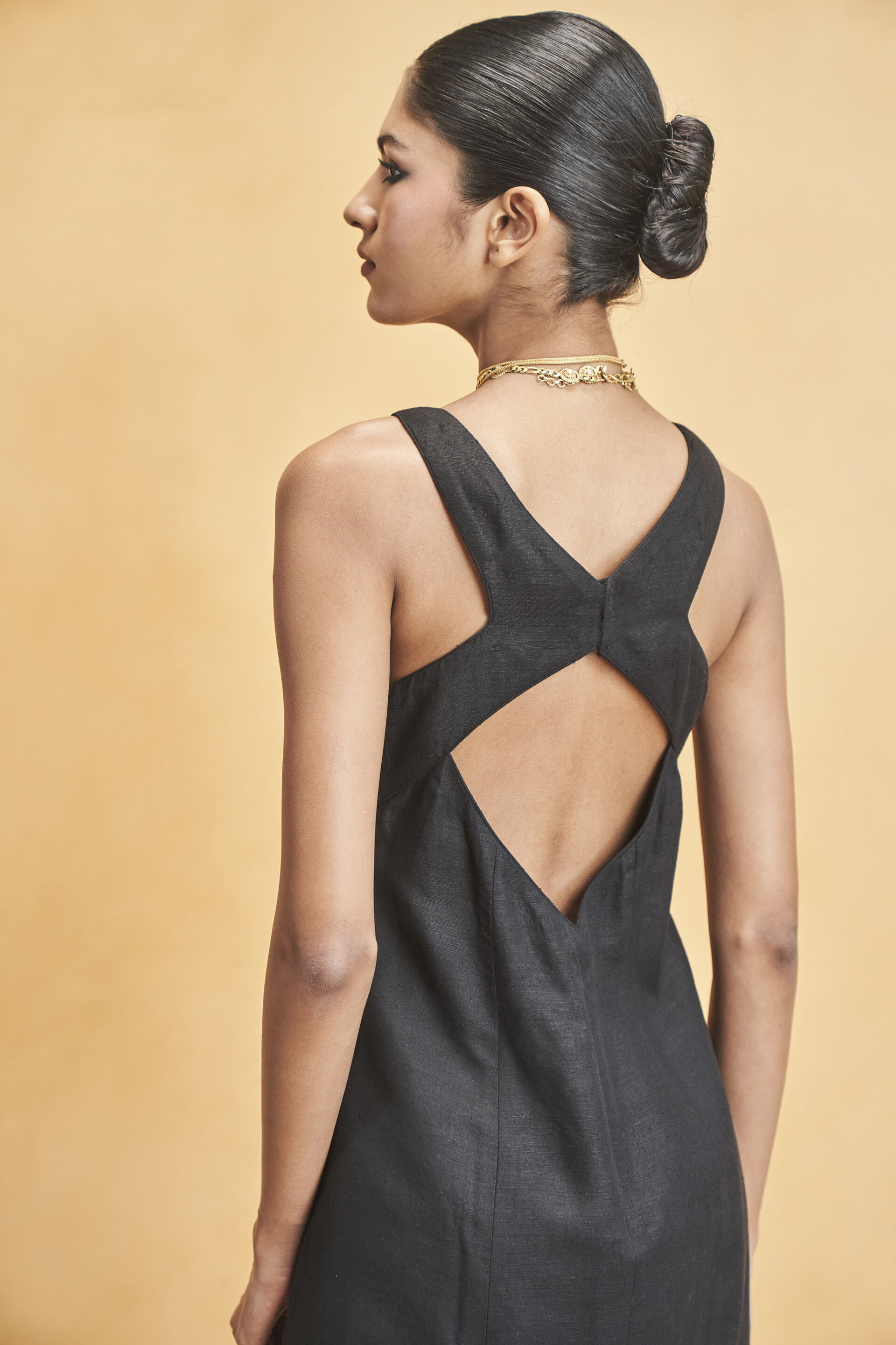 Symphony Of Flowers Embroidered Zardozi Silk Jacket Set - Black, Black, image 9