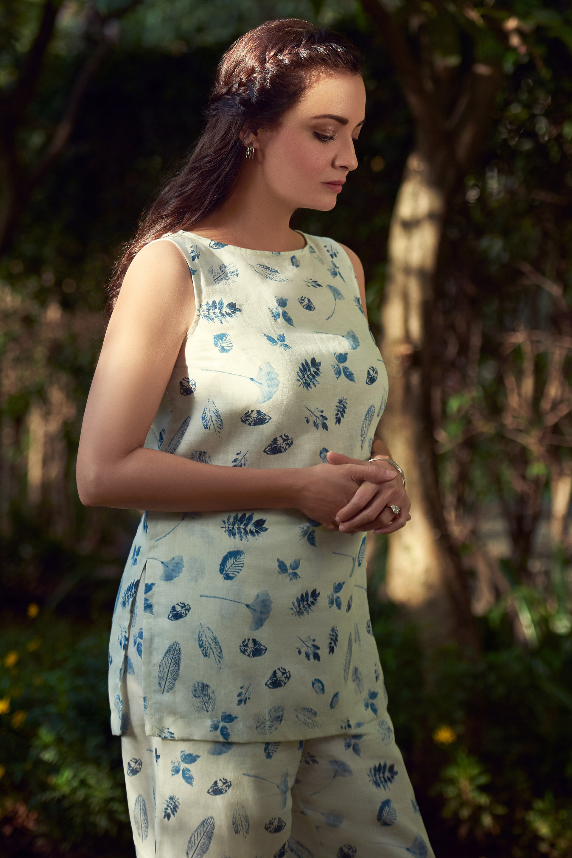 Midsummer Coord Set Blue Leaf - Imprint, , image 5