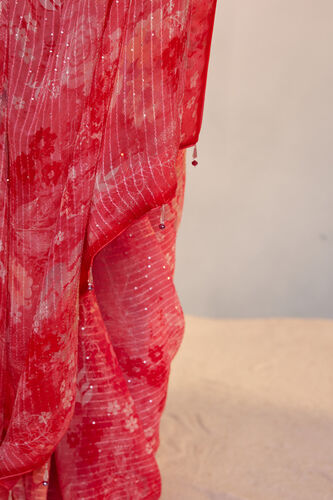 Rosalba Saree, Pink, image 6