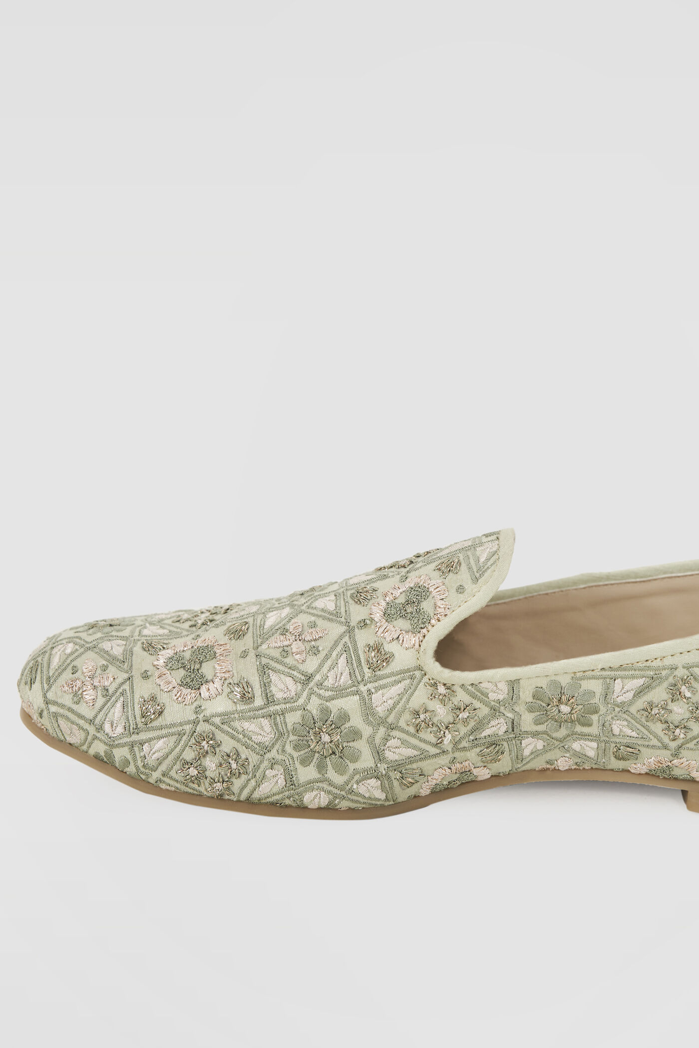 Buy Designer Sani Shoes - Sage Green Online for Women from Anita Dongre F22SR19MO_SageGreen Buy Designer Sani Shoes - Sage Green Online for Women from Anita Dongre F22SR19MO_SageGreen