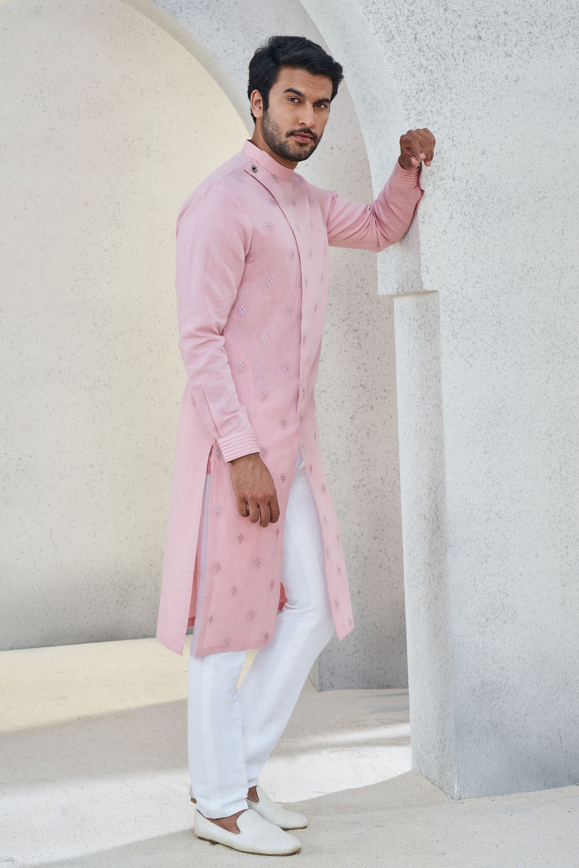 Naksh Kurta - Rose Wood