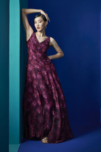 Evolet Gown, Purple, image 1