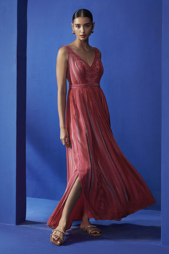 Demelza Dress, Red, image 1