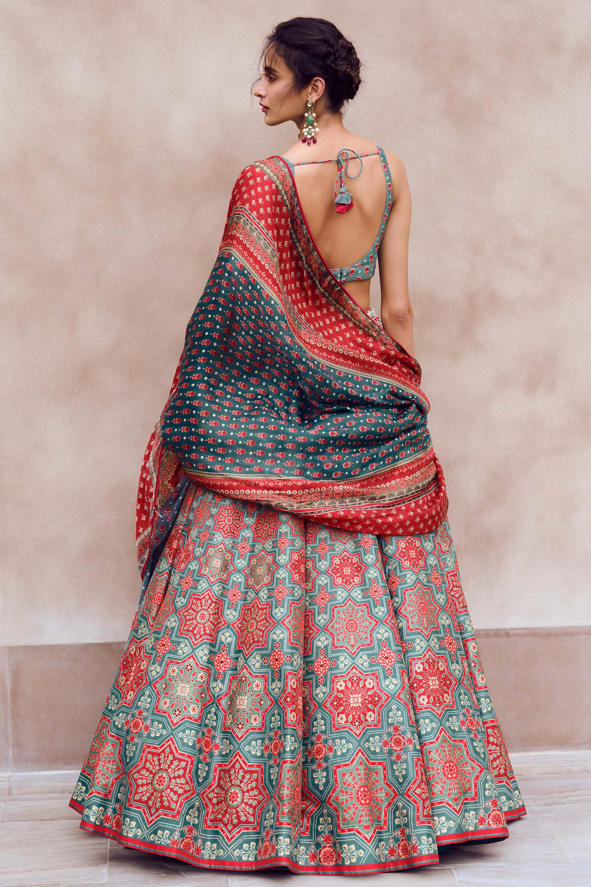 Mayai Lehenga Blue