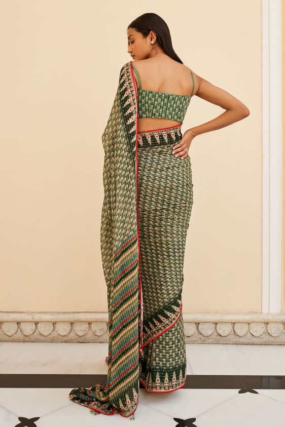Anoushka Saree - Sage, , image 4