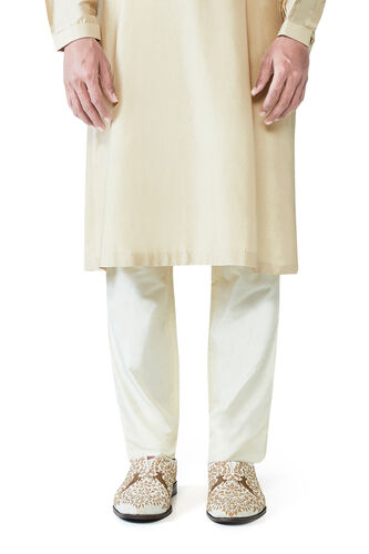 Silk Trouser, Cream, image 1