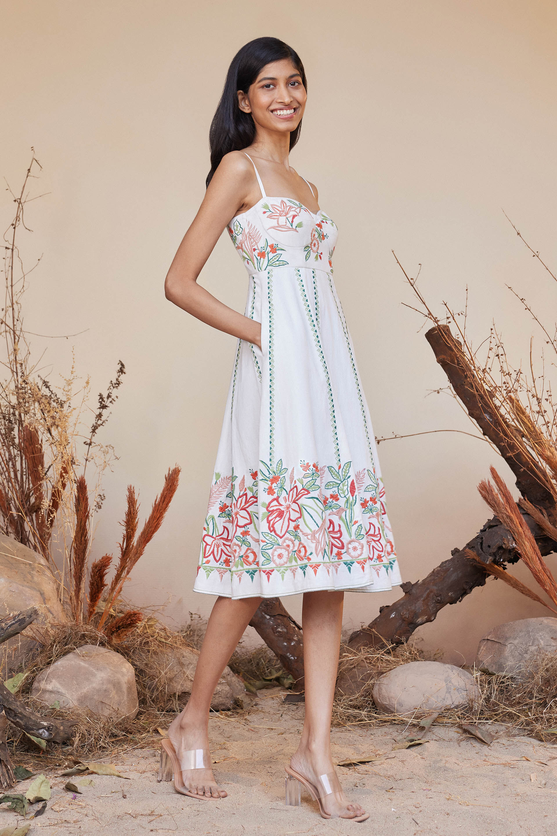 Anita dongre shop white dress