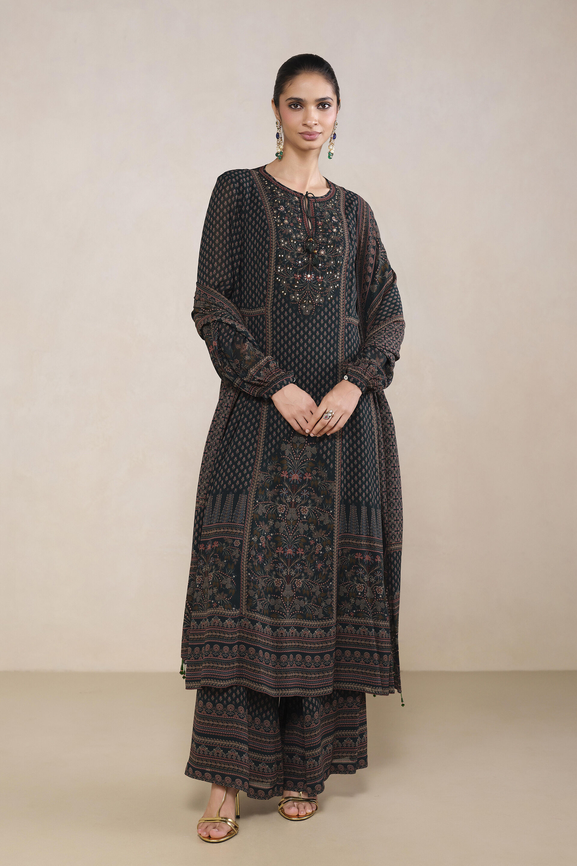 Riko Bemberg Dress - Green