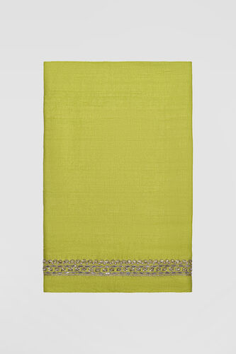 Tajanae Gota Patti Saree - Blush, Lime, image 9