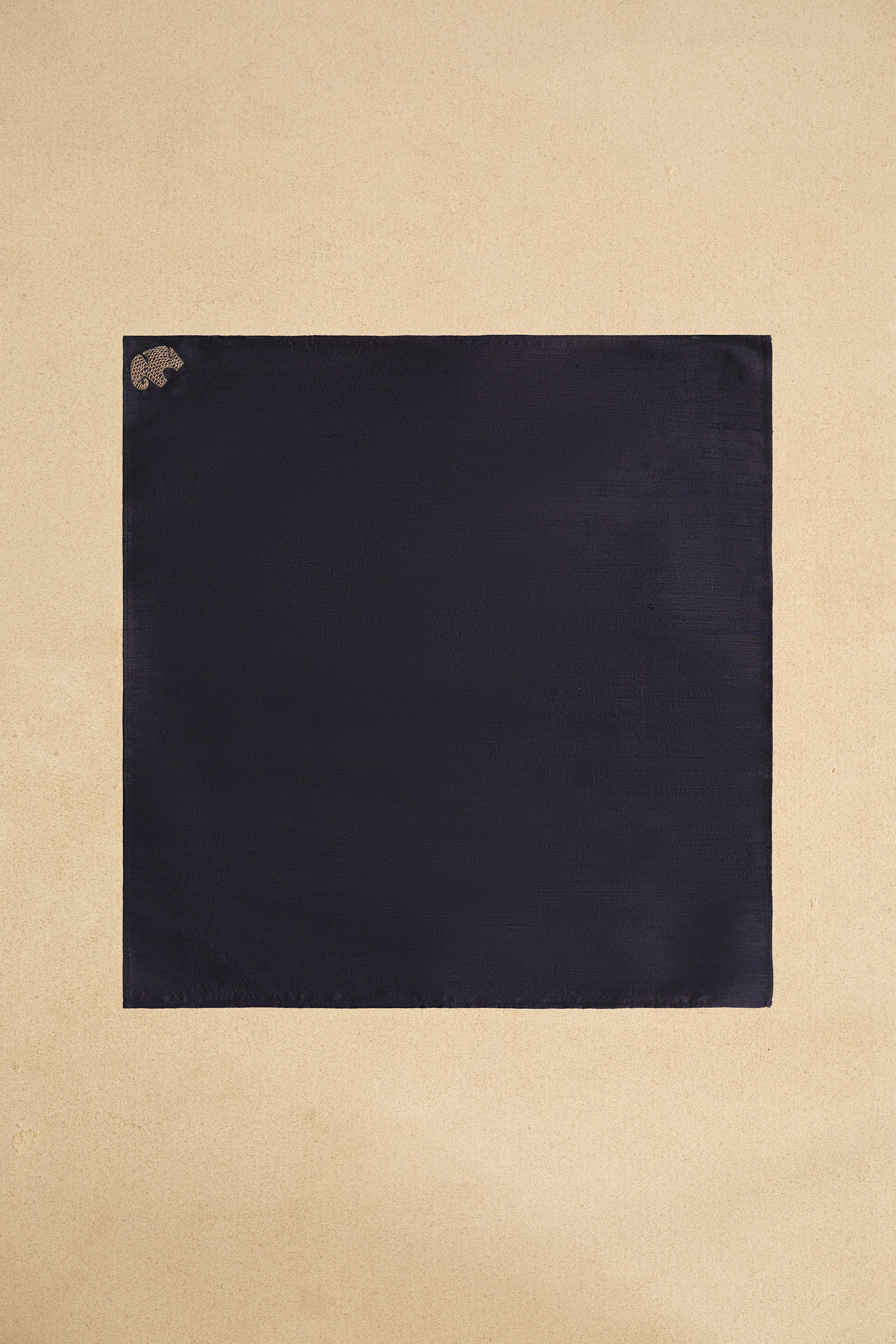 Arman Pocket Square - Navy