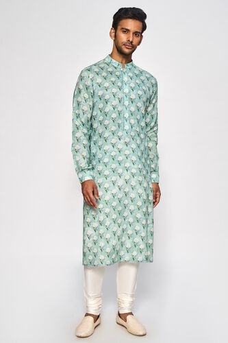 4 - Akarsh Kurta – Sea Green, image 4