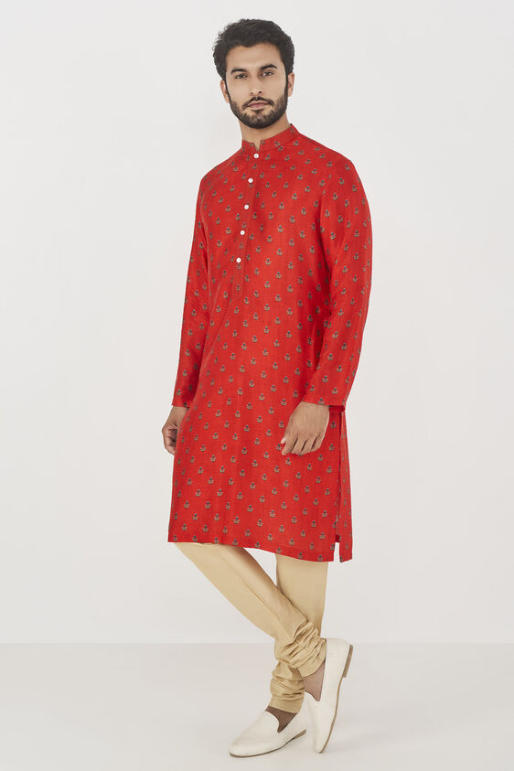 Roshan Kurta- Red, Red, image 2