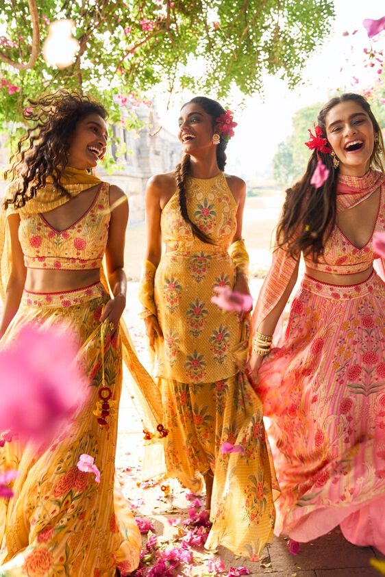 5 - Silene Lehenga Set – Yellow, image 5