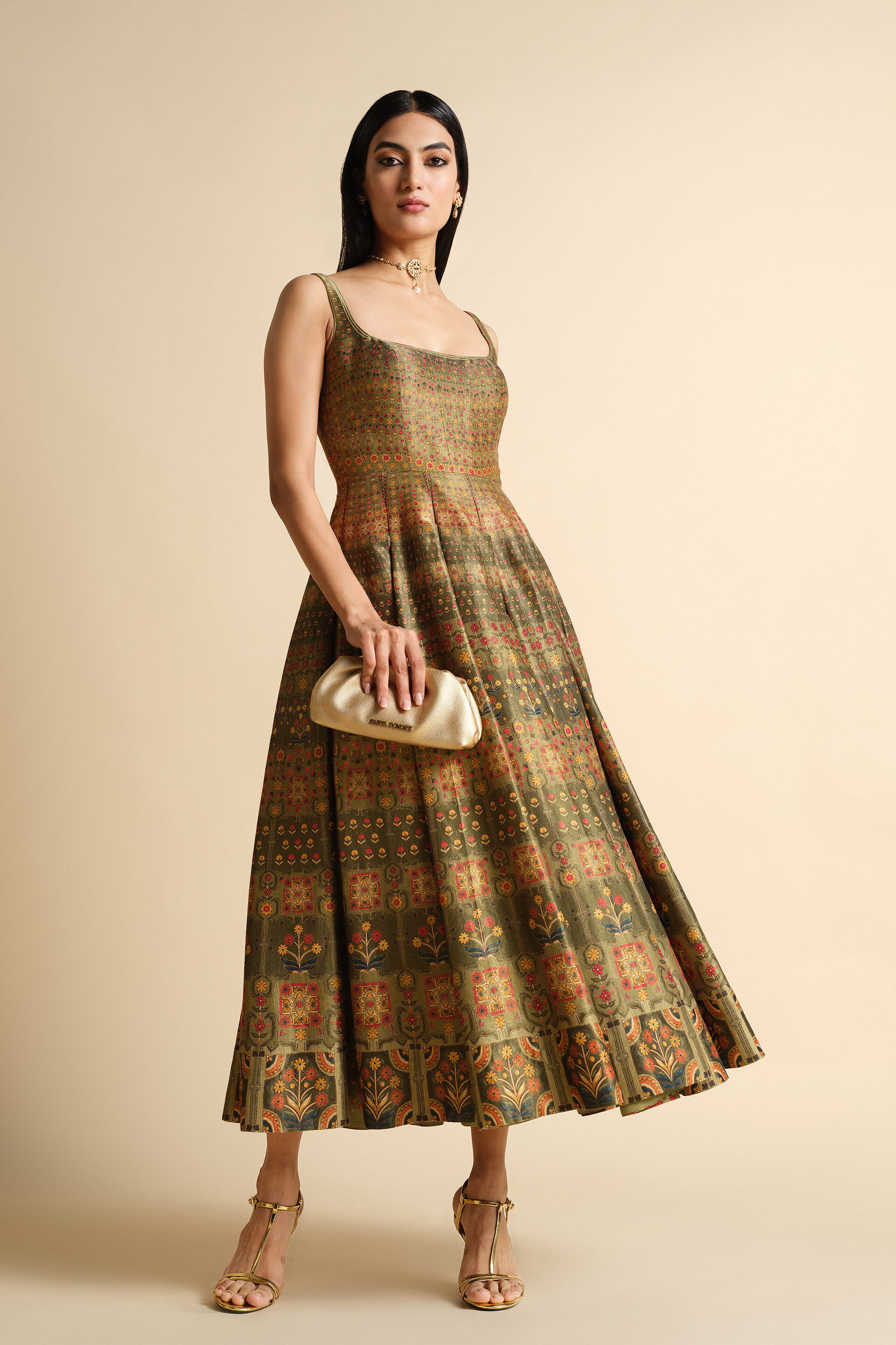 Kasni Dress - Beige, Beige, image 3
